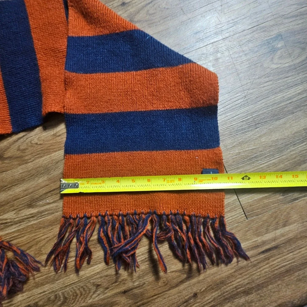 GAP Wool Striped Fringe Knit Scarf Winter Collegiate Ivy League‎ Streetwear